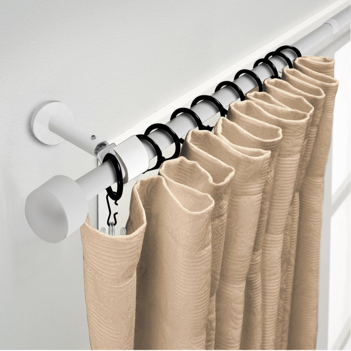 GEON™ Uitschuifbare gordijnroede 120-210 cm