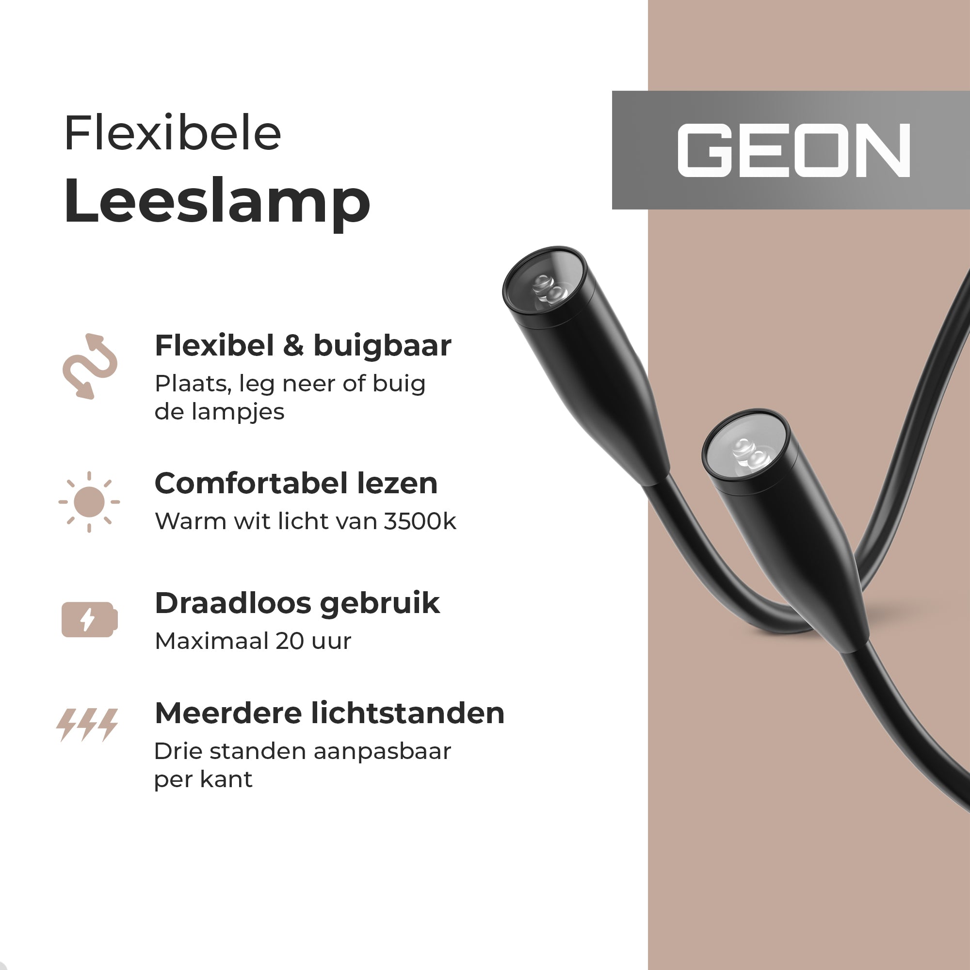 GEON™ Neklamp - Oplaadbaar