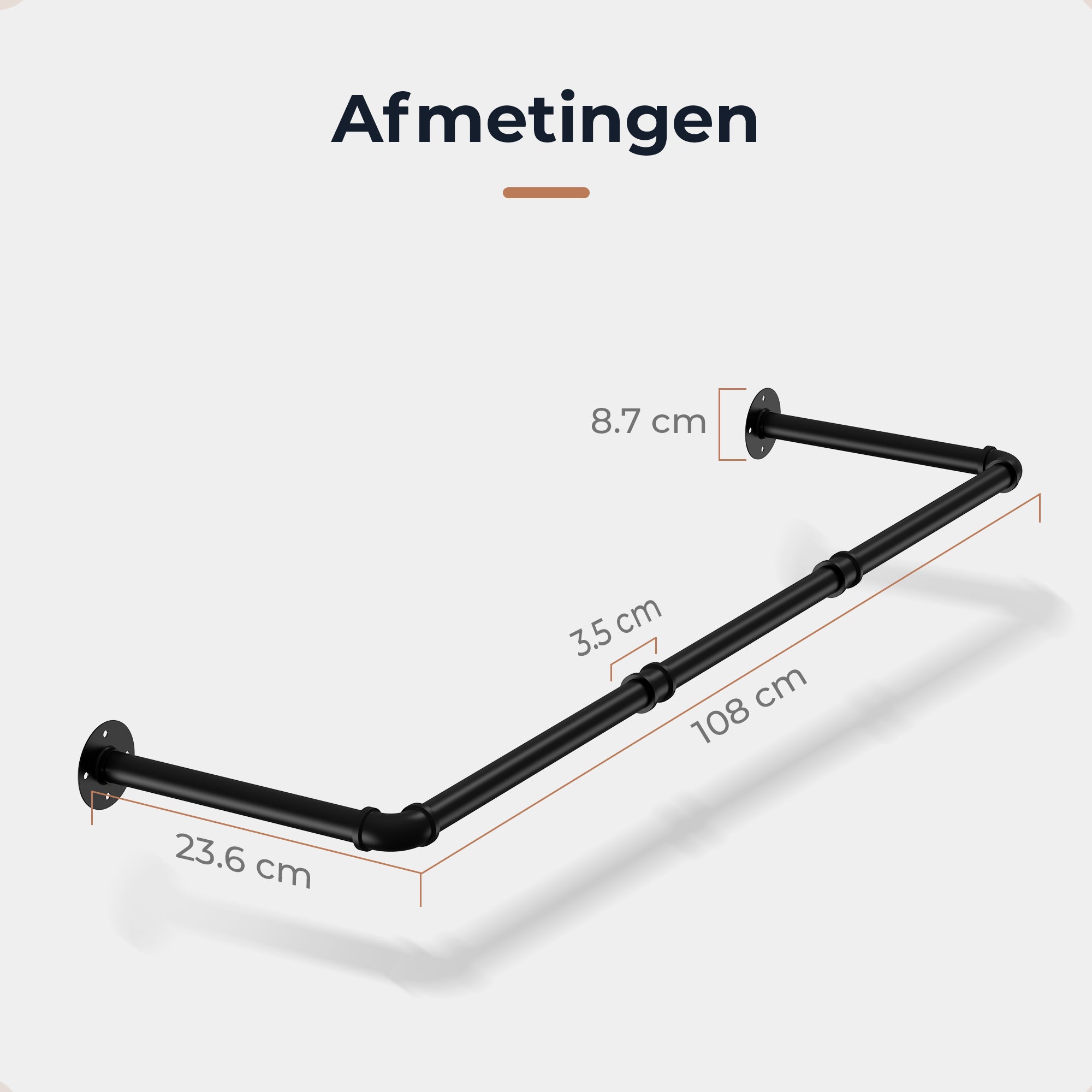 GEON™ Kledingrek - Hangrek